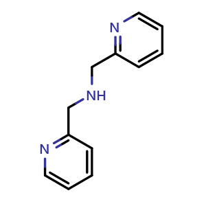 Chemical structure of Bis(2-pyridylmethyl)amine , CAS 1539-42-0, AChemBlock T102139
