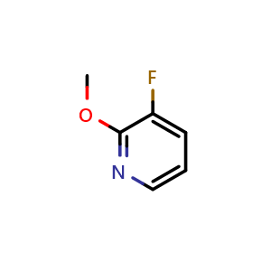 Chemical structure of 3-fluoro-2-methoxypyridine , CAS 884494-69-3, AChemBlock T102152
