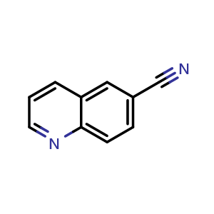 Chemical structure of 6-Cyanoquinoline , CAS 23395-72-4, AChemBlock T102237