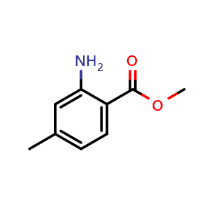 Chemical structure of Methyl 4-methylanthranilate , CAS 18595-17-0, AChemBlock T102413