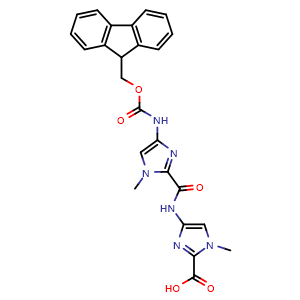 4-[[[4-[(9- fluorenylmethoxycarbonyl)amino]-1- methylimidazol-2-yl]carbonyl]amino]-1- methylimidazole-2-carboxylic acid