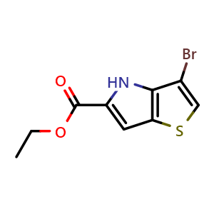 ethyl 3-bromo-4H-thieno[3,2-b]pyrrole-5-carboxylate