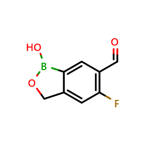 5-fluoro-1-hydroxy-1,3-dihydrobenzo[c][1,2]oxaborole-6-carbaldehyde