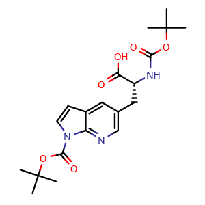 (2R)-2-(tert-butoxycarbonylamino)-3-(1-tert-butoxycarbonylpyrrolo[2,3-b]pyridin-5-yl)propanoic acid