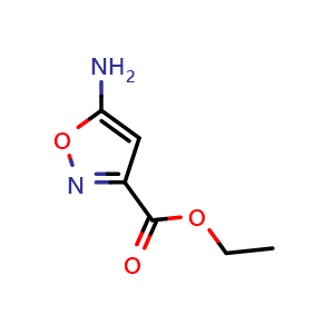 Chemical structure of Ethyl 5-aminoisoxazole-3-carboxylate , CAS 485807-08-7, AChemBlock T90061