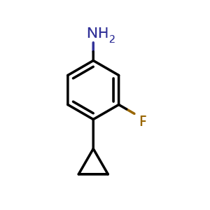 4-cyclopropyl-3-fluoroaniline