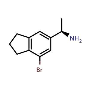 (1R)-1-(7-bromoindan-5-yl)ethanamine