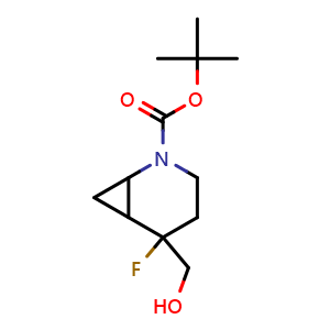 tert-butyl 5-fluoro-5-(hydroxymethyl)-2-azabicyclo[4.1.0]heptane-2-carboxylate