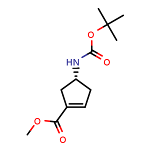 methyl (4R)-4-(tert-butoxycarbonylamino)cyclopentene-1-carboxylate