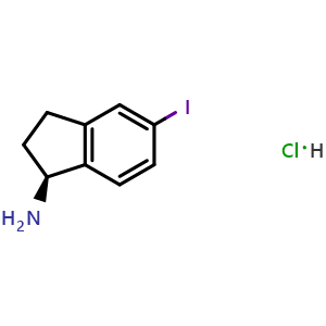 (S)-5-iodo-2,3-dihydro-1H-inden-1-amine hydrochloride