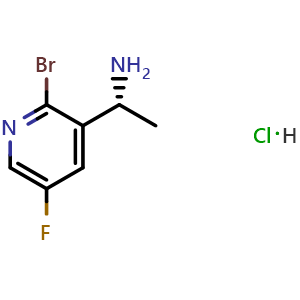 (R)-1-(2-bromo-5-fluoropyridin-3-yl)ethan-1-amine hydrochloride