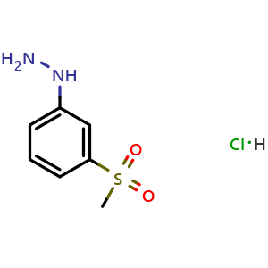 [3-(Methylsulfonyl)phenyl]hydrazine,hydrochloride
