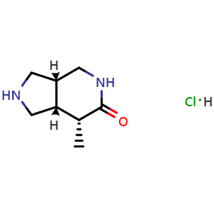rel-(3aR,7R,7aR)-7-methyl-1,2,3,3a,4,5,7,7a-octahydropyrrolo[3,4-c]pyridin-6-one hydrochloride
