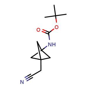 tert-butyl N-[3-(cyanomethyl)-1-bicyclo[1.1.1]pentanyl]carbamate