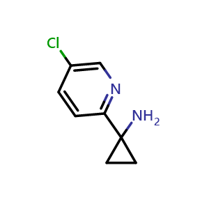 1-(5-chloropyridin-2-yl)cyclopropan-1-amine