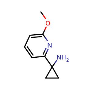 1-(6-methoxypyridin-2-yl)cyclopropan-1-amine