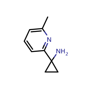 1-(6-methylpyridin-2-yl)cyclopropan-1-amine