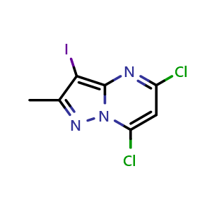 5,7-dichloro-3-iodo-2-methyl-pyrazolo[1,5-a]pyrimidine