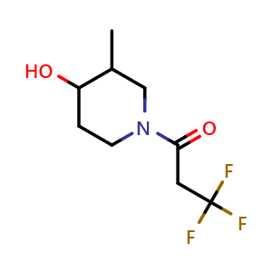 3,3,3-trifluoro-1-(4-hydroxy-3-methyl-1-piperidyl)propan-1-one