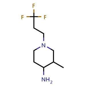 3-methyl-1-(3,3,3-trifluoropropyl)piperidin-4-amine