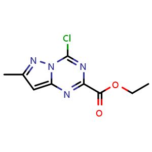 ethyl 4-chloro-7-methyl-pyrazolo[1,5-a][1,3,5]triazine-2-carboxylate