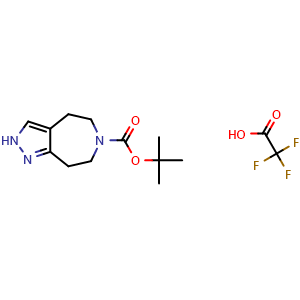 tert-butyl 4,5,7,8-tetrahydro-2H-pyrazolo[3,4-d]azepine-6-carboxylate 2,2,2-trifluoroacetic acid