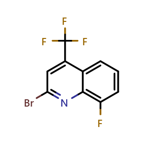 2-bromo-8-fluoro-4-(trifluoromethyl)quinoline