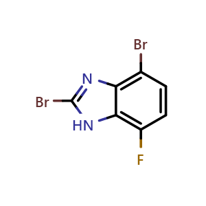 2,4-dibromo-7-fluoro-1h-benzimidazole