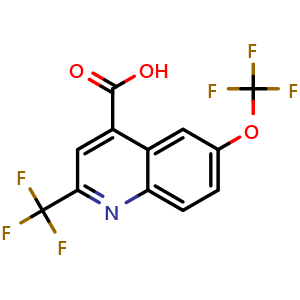 6-(trifluoromethoxy)-2-(trifluoromethyl)quinoline-4-carboxylic acid