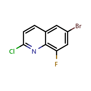 6-bromo-2-chloro-8-fluoroquinoline