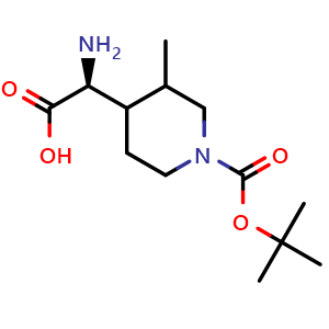 (2S)-2-amino-2-(1-tert-butoxycarbonyl-3-methyl-4-piperidyl)acetic acid