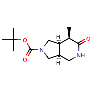 tert-butyl rel-(3aS,7R,7aR)-7-methyl-6-oxo-3,3a,4,5,7,7a-hexahydro-1H-pyrrolo[3,4-c]pyridine-2-carboxylate