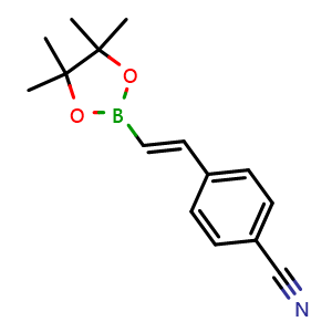 4-((E)-2-(4,4,5,5-tetramethyl-1,3,2-dioxaborolan-2-yl)vinyl)benzonitrile