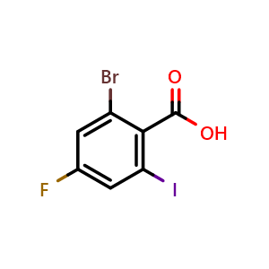 2-Bromo-4-fluoro-6-iodobenzoic acid