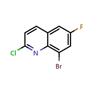 8-bromo-2-chloro-6-fluoroquinoline