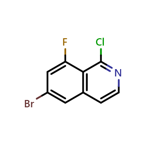 6-bromo-1-chloro-8-fluoroisoquinoline