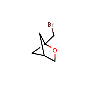 Chemical structure of 1-(bromomethyl)-2-oxabicyclo[2.1.1]hexane , CAS 2253631-03-5, AChemBlock T91172
