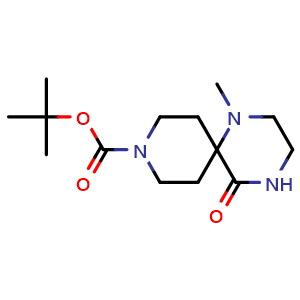 tert-butyl 1-methyl-5-oxo-1,4,9-triazaspiro[5.5]undecane-9-carboxylate