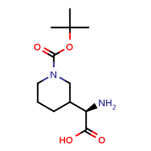 (2R)-2-amino-2-(1-tert-butoxycarbonyl-3-piperidyl)acetic acid