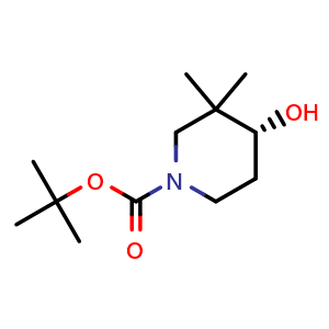 tert-butyl (4R)-4-hydroxy-3,3-dimethyl-piperidine-1-carboxylate