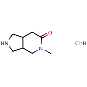 5-methyl-2,3,3a,4,7,7a-hexahydro-1H-pyrrolo[3,4-c]pyridin-6-one hydrochloride
