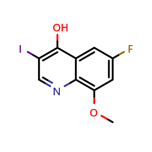 6-fluoro-3-iodo-8-methoxyquinolin-4-ol