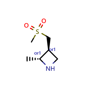 trans-(2R,3S)-2-methyl-3-(methylsulfonylmethyl)azetidine
