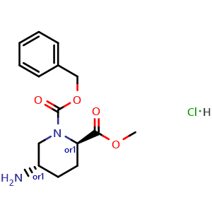 O1-benzyl O2-methyl rel-(2R,5S)-5-aminopiperidine-1,2-dicarboxylate hydrochloride