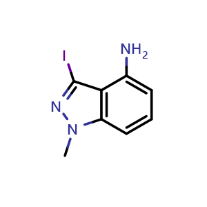 3-iodo-1-methyl-1H-indazol-4-amine