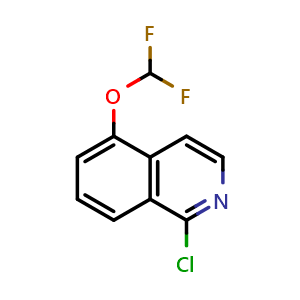 1-chloro-5-(difluoromethoxy)isoquinoline