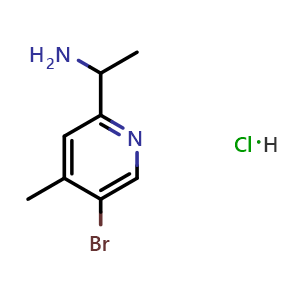 1-(5-bromo-4-methylpyridin-2-yl)ethan-1-amine hydrochloride
