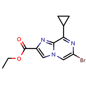 ethyl 6-bromo-8-cyclopropylimidazo[1,2-a]pyrazine-2-carboxylate