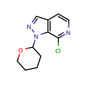 7-chloro-1-(tetrahydro-2H-pyran-2-yl)-1H-pyrazolo[3,4-c]pyridine