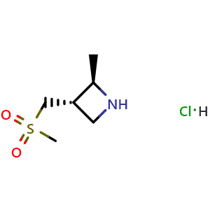 (2R,3S)-2-methyl-3-(methylsulfonylmethyl)azetidine hydrochloride